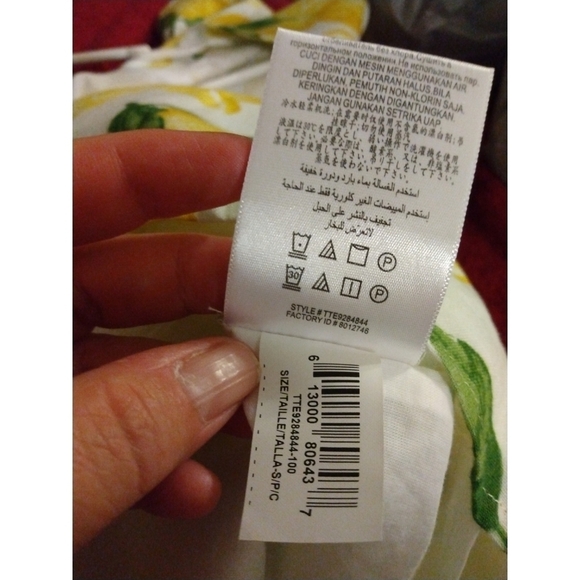 BCBgeneration Lemon Yellow & White Button Down Romper Preppy Resort Wear Sz. S - Picture 11 of 16